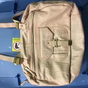 Full leather shoulder bag